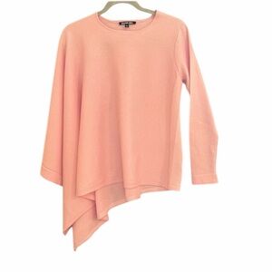 Gianni Bini Soft Pink Knit Top | 100% Wool | Large
